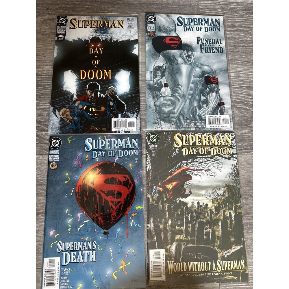 Superman: Day of Doom #1-#4 Complete Set  NM (2003) DC Comics